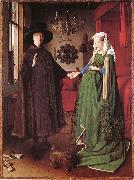 Jan Van Eyck The couple Arnolfinis brollop Sweden oil painting artist